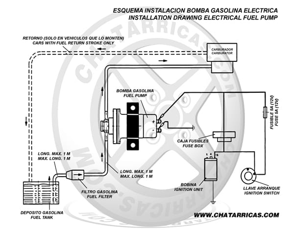 Bomba Electrica De Combustible Nafta O Gasoil Universal 12v